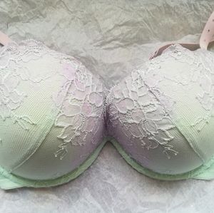 NWOT La Senza lace rhinestone push-up bra
